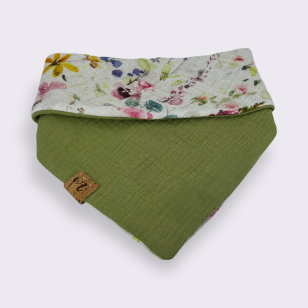 Bestickbares Bandana Hundehalstuch Frühling zum knoten – Bild 4